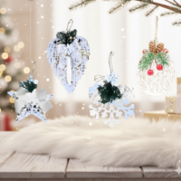 Коледна декорация за елха или празнични аранжировки