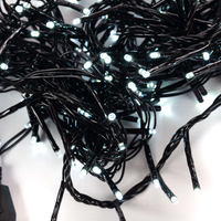 Коледни LED лампички смесен цвят 10 метра гирлянд