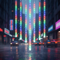 Коледна украса - Светеща LED висулка пръчка