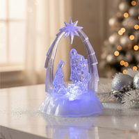 Коледна светеща фигурка Сцена от Рождество Христово“