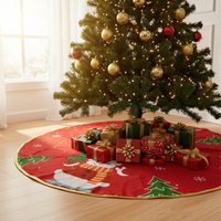 Празнично покривало за под елхата за уют и стил за вашата Коледа