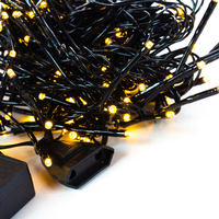 Коледни LED лампички смесен цвят 10 метра гирлянд