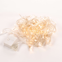 Коледни лампички кристал с удължител 10 метра 100 лампи