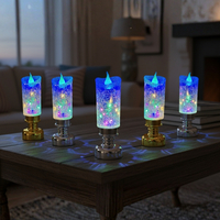 Коледна LED свещ с многоцветни светлини