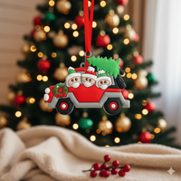 Красива коледна играчка за закачане на елхата