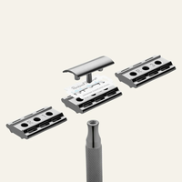 Регулируема самобръсначка Rockwell Safety Razor 6c Gun Metal