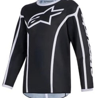 Детско мотокрос джърси Alpinestars FLUID APEX BLACK/GRAY