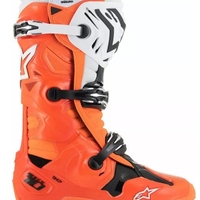 Мотокрос ботуши ALPINESTARS TECH 10 ENDURO ORANGE FLUO/BLACK/WHITE