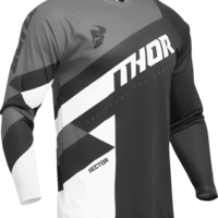 Мотокрос джърси THOR SECTOR CHECKER BLACK/GRAY