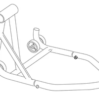 Задна стойка за моно шарнир DBS EST