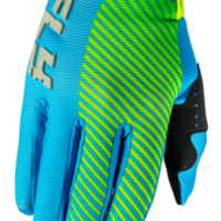 Детски мотокрос ръкавици FLY RACING F-16 - Blue/Hi-Vis