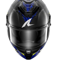 Каска SHARK SPARTAN GT PRO CARBON SPEED-VIB BLACK/BLUE/YELLOW