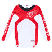 Мотокрос джърси TROY LEE DESIGNS GP Pro  Frames Jersey - White/Red