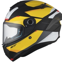Каска MT TARGO S KAY B3 MATT BLACK/YELLOW