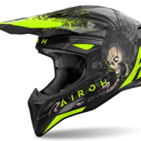Мотокрос каска AIROH WRAAAP DARKNESS MATT