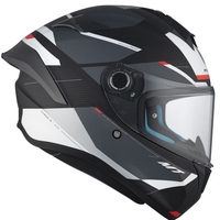 Каска MT TARGO S KAY B2 MATT BLACK/WHITE/RED