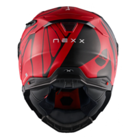 Каска NEXX X.WST3 B-SIDE RED BLACK MATT