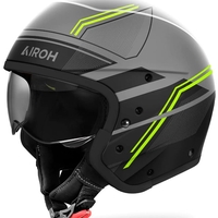 Kаска за скутер AIROH J110 Slim Yellow Matt