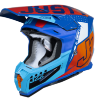 Mотокрос каска Just1 J-22 F Falcon Orange/Blue