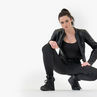 Дамски мото дънки SHIMA FLEXX BLACK