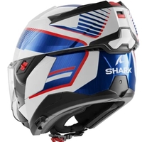 Модуларна каска SHARK OXO SIKTER White Chrome Blue