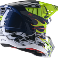 Мотокрос каска ALPINESTARS SM5 RASH NV/YL
