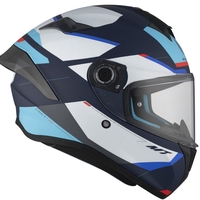 Каска MТ TARGO S KAY C7 MATT WHITE/BLUE