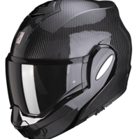 Модуларна каска SCORPION Exo-Tech Evo Carbon SOLID BLACK