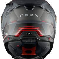 Каска NEXX X.WST3 FLUENCE GREY RED MATT