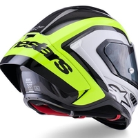 Каска ALPINESTARS Supertech R10 Arius Black/Silver/ Fluo Yellow