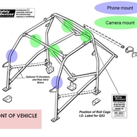 Скоба за монтаж QUAD LOCK 360 Base Hose Clamp 32-60mm