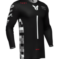 Мотокрос джърси THOR SPORTMODE RIOT BLACK/RED