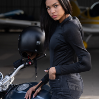 Дамско протекторно боди PANDO MOTO - SHELL WW BLACK 02