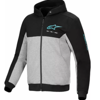 Мото суичър ALPINESTARS CHROME V2 SPORT BK/GY/TQ