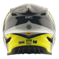 Mотокрос каска TROY LEE DESIGNS GP Pro Crossover - Grey/Yellow