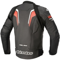 Кожено яке ALPINESTARS GP PLUS R V3 RIDEKNIT Black/White/Bright Red