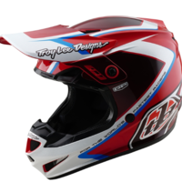 Детска мотокрос каска TROY LEE DESIGNS GP Shutter - Red/White