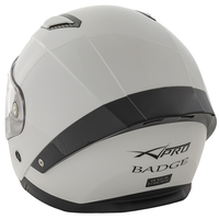Шлем за мотор A-PRO BADGE WHITE