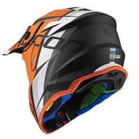 Мотокрос каска MT FALCON THR B4 MATT PEARL ORANGE