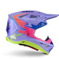 Мотокрос каска ALPINESTARS S-M10 JETT PURPLE/PINK