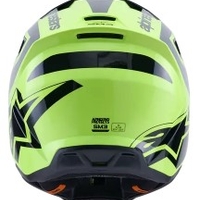 Мотокрос каска ALPINESTARS SM3 HEAT YEL/BLACK