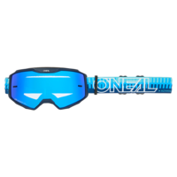 Мотокрос очила O'NEAL B-10 STRIPED BLUE/BLUE - RADIUM BLUE V.26