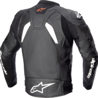 Кожено яке ALPINESTARS GP PLUS R V4 BLACK/WHITE
