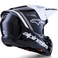 Мотокрос каска ALPINESTARS SM3 RADIUM BLK/WH/GY