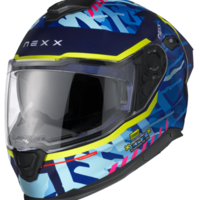 Каска NEXX Y100R URBANGRAM BLACK RED MATT