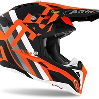 Каска AIROH AVIATOR 3 RAINBOW ORANGE MATT