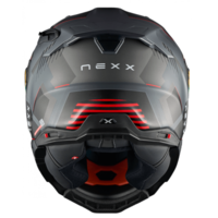 Каска NEXX X.WST3 FLUENCE GREY RED MATT