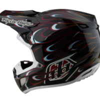 Mотокрос каска TROY LEE DESIGNS SE5 Carbon Torched - Black/Red