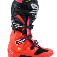 Мотокрос ботуши ALPINESTARSECH TECH 7 BLK/RD FLUO/PINK