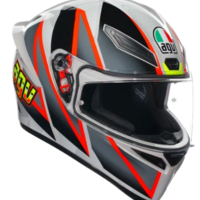 Каска AGV K1 S E2206 - BLIPPER GREY/RED